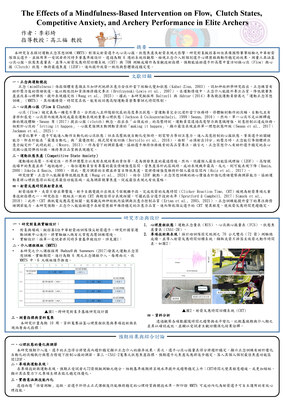 正念介入對頂尖射箭選手的心流心握、焦慮與射箭表現的影響圖片